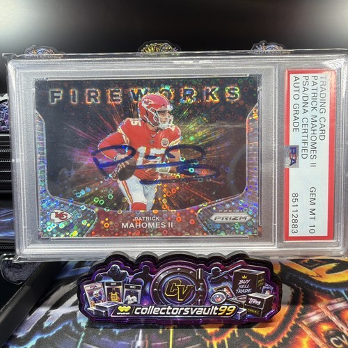 2020 Panini Prizm - Patrick Mahomes II #5 No Huddle PSA10 Auto🔥 pop 1