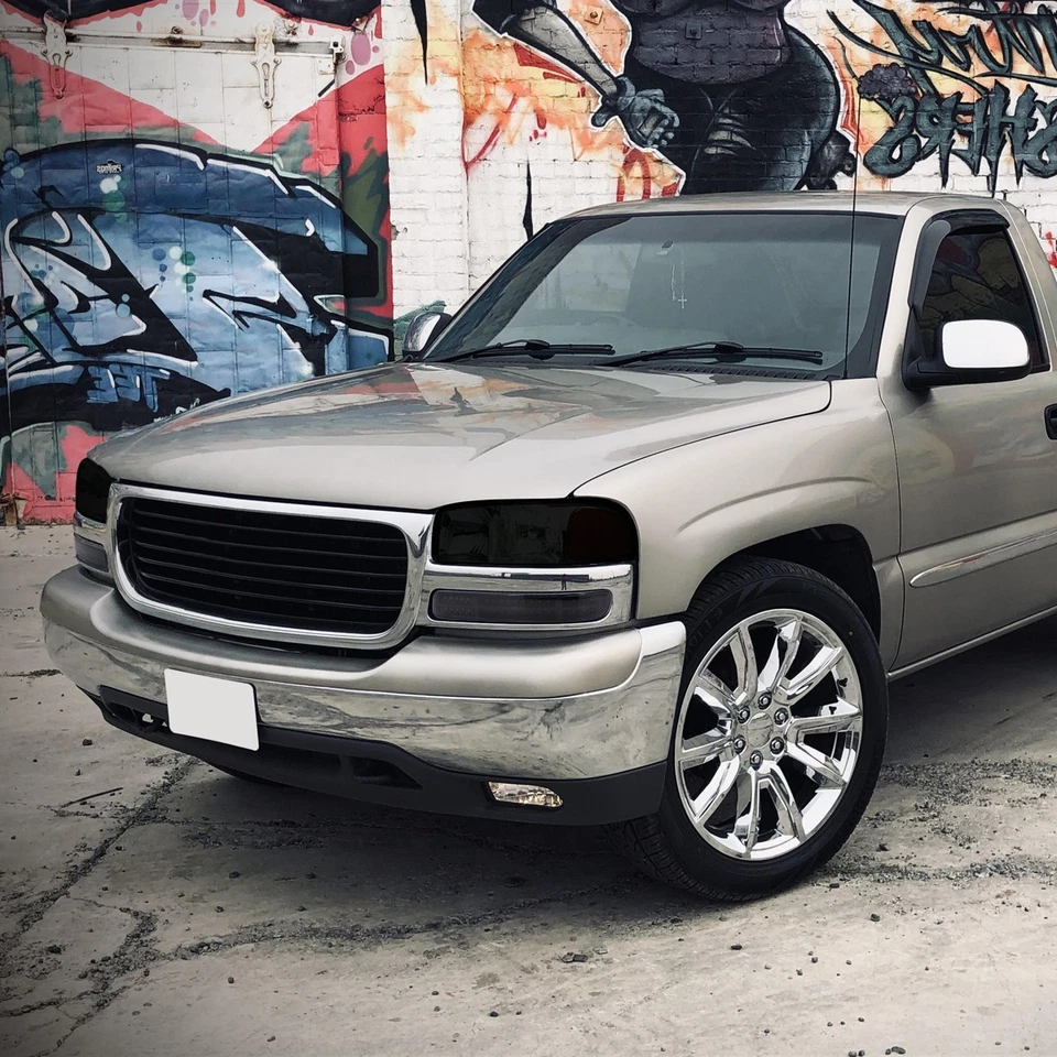 Smoke Sequential LED Bumper Lights Fits 1999-2006 GMC Sierra Yukon XL 1500 2500 Foto 2 de 4