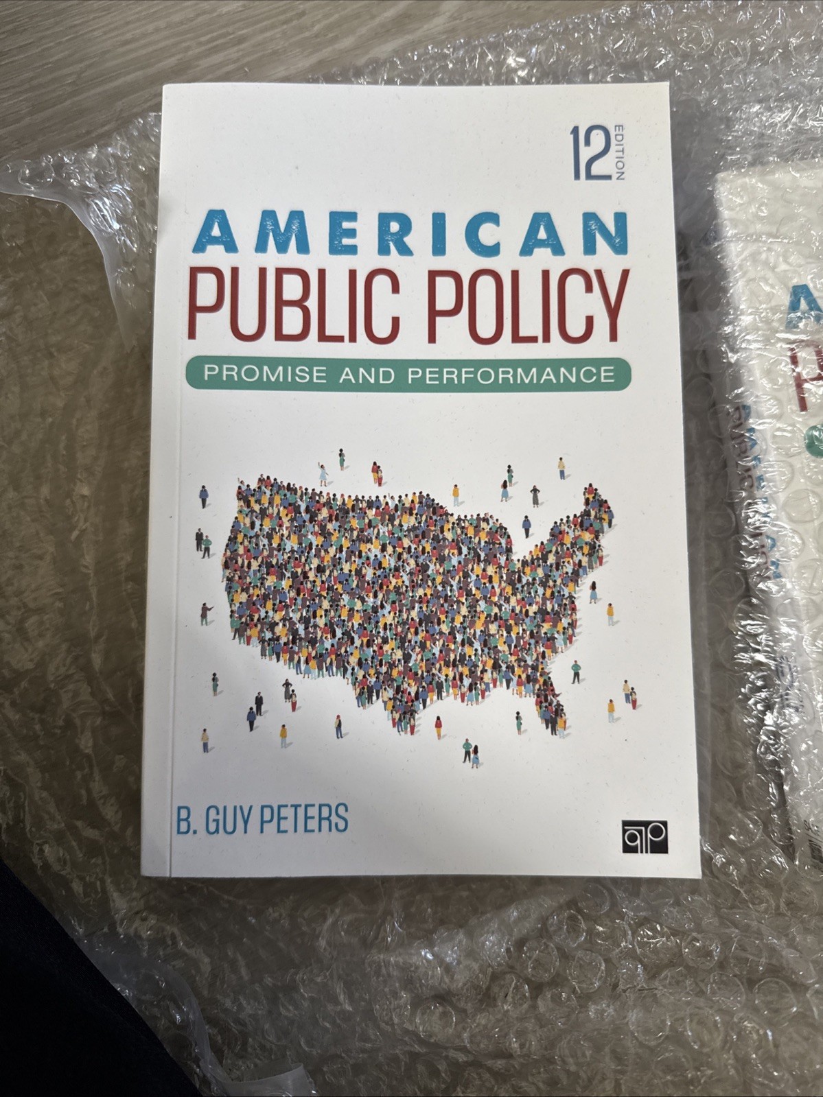 9781071809167.  American public policy promise and performance by B. Guy Peters 