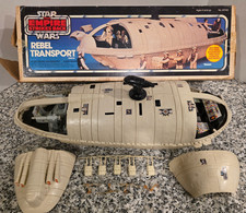 Rebel Transport 1982 STAR WARS Vintage COMPLETE BLUE Box Masks Packs Instructs