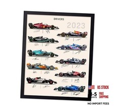 Race Car Drivers Poster - Cars Drivers 8"L x 10"W Style-07 Unframed