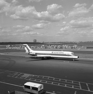 Eastern Airlines Douglas DC-9-31 N8924E, c1970s, B&W Negative, Aviation Aircraft