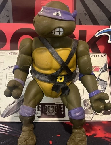 Vintage TMNT 13” Inch Donatello Giant Figure With Belt 1989 No Weapon Playmates