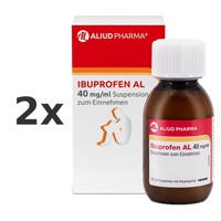 Ibuprofen Al 40 Mg/Ml Suspension Bei Fieber Und Schmerzen 2 St