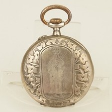 Rare Silver Pocket Watch Ladies no fusee duplex chronometer no repeater RAR