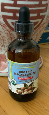Botanical Beauty Organic MACADAMIA OIL USDA ORGANIC 4 oz Sealed