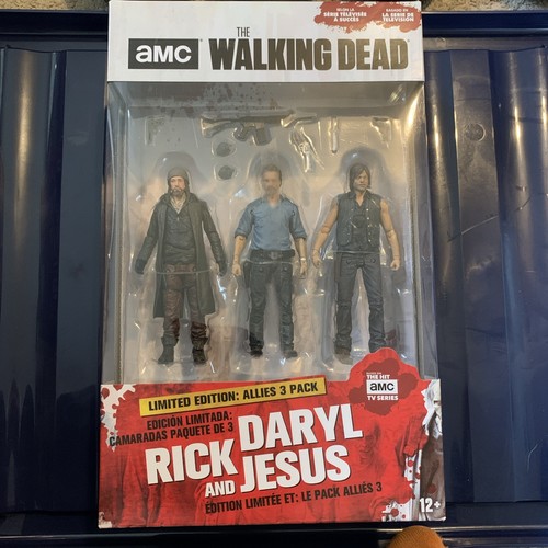 The Walking Dead Rick,Daryl & Jesus Limited Edition: Allies 3 pack BNIB - Picture 1 of 4