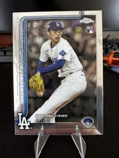 2025 Topps Chrome Update Series- Rookie Debut Roki Sasaki #USC73 (RC) LA Dodgers
