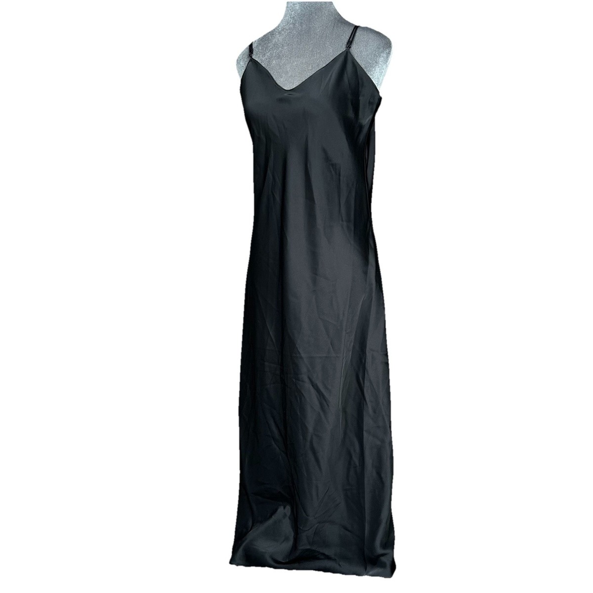 slim fit dress slacks Aimie Soft Satin Maxi Dress | Champagne | Graduation main image 0