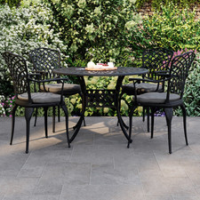 Cast Aluminium Table and Chairs Set - grade B return RRP £499.99