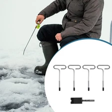 Ice Fishing Anchor Tool Ice Shanty Anchor Tent Stakes Ground Nails with Ice