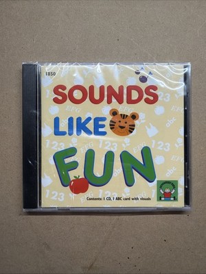 Sounds Like Fun Discovery Toys Audio CD & ABC Card -Rare -Teaching Aid- NEW K3