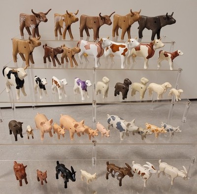 Playmobil Bauernhof Tiere Kühe, Schweine, Schafe, Ziegen frei zur Auswahl