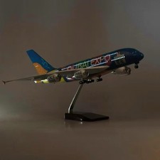 Led 1:160 Emirates Expo Airbus A380 Groß Massiv OVP Modell Neu