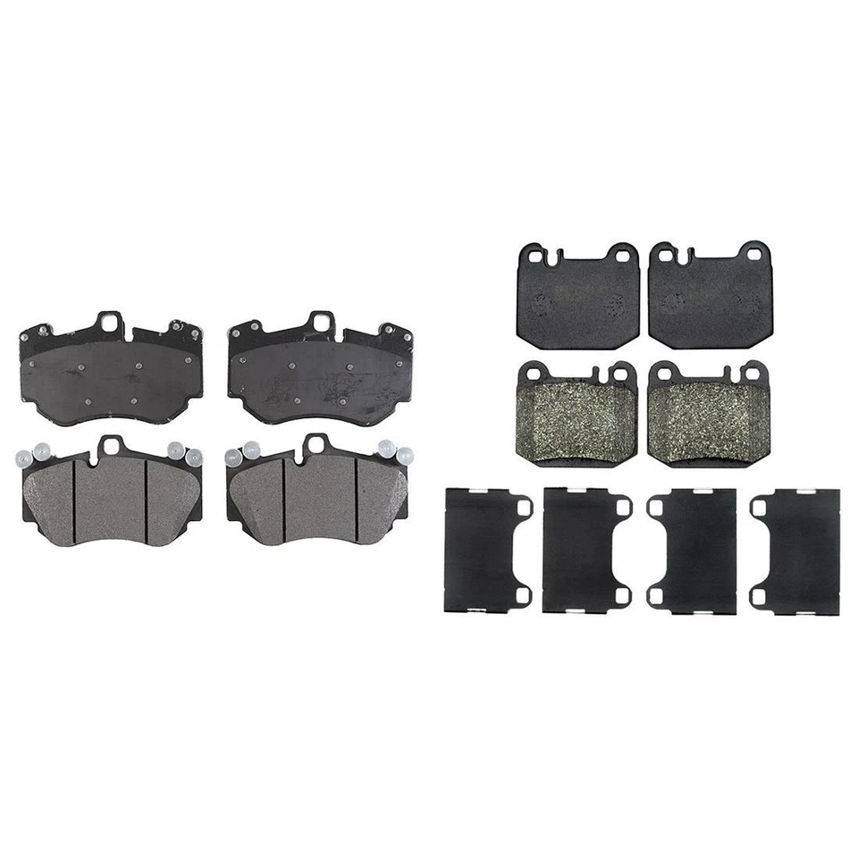 Pastillas de freno metálicas para Maserati Quattroporte Element3 2005 2004 delanteras y traseras Foto 4 de 4