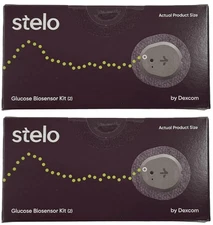 Stelo Glucose Biosensor Kit (4 Pack) – Continuous Monitoring Sensors 11/30/26