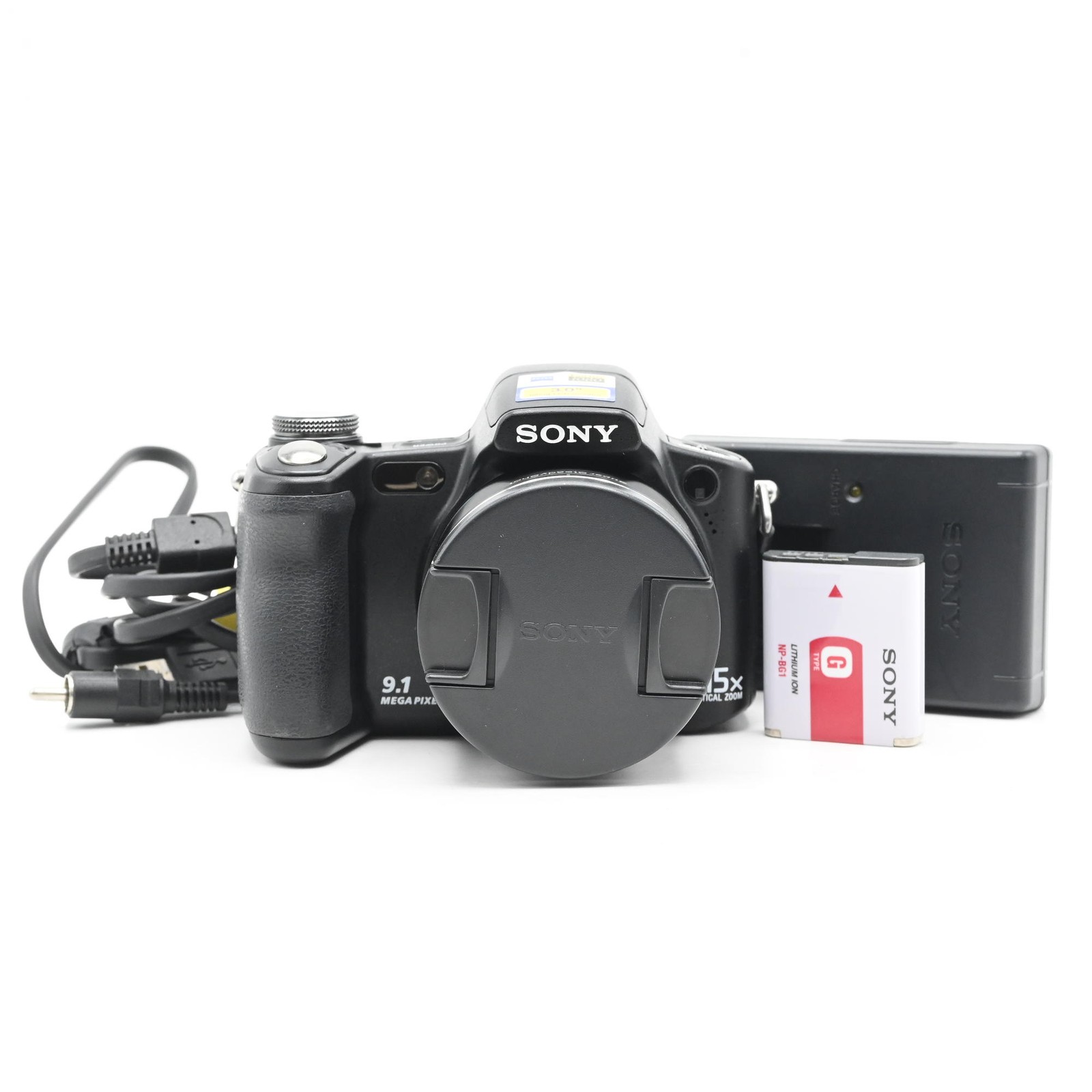 Sony Cyber-Shot DSC-H50 9.1MP Digital Camera w/15x Zoom *Read #211