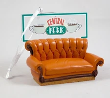 Central Perk Friends Couch Ornament TV Show Collectible Rachel Ross Joey AS IS