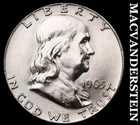 1963 Franklin Half Dollar- Silver- Choice Gem Brilliant Unc Luster #J6738