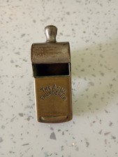 Antique Brass Whistle The Acme Thunderer Hudson's Patent 1908-1920s