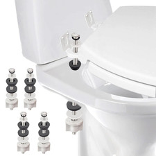 Universal Toilet Seat Hinge Bolts Kit, Heavy Duty Toilet Bolts, Waterproof Stain
