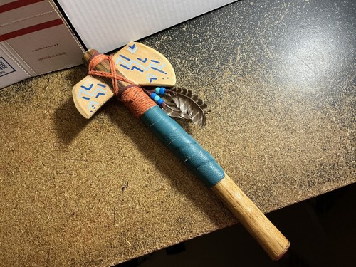 indianer tomahawk aus holz - Bild 2 von 7