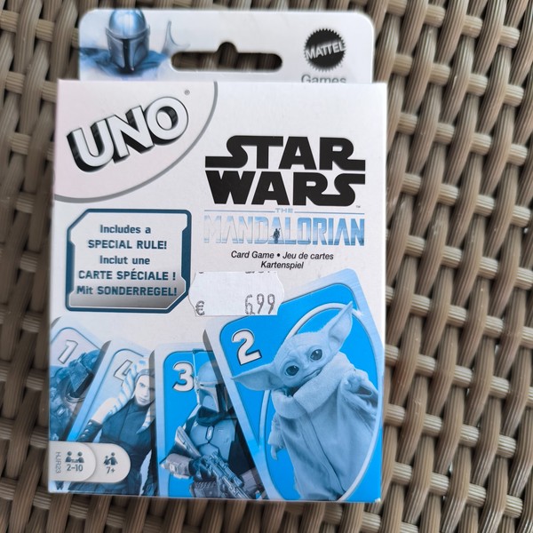 Mattel Uno Star Wars The Mandalorian Kartenspiel Ab 7 Jahre Ausgeblichen-image