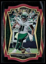 Denzel Mims Rookie 2020 Panini Select Maroon Prizm Die Cut #163 New York Jets