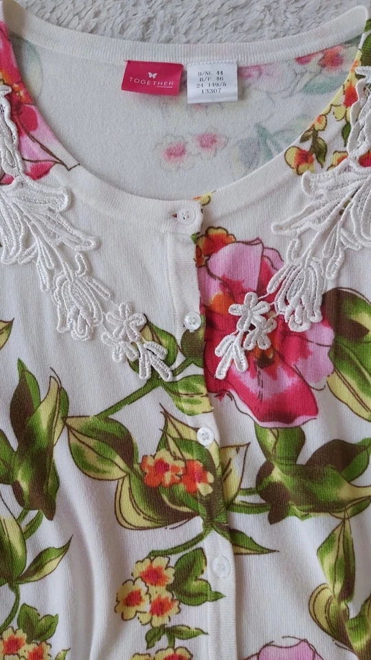 TOGETHER Blusen Jacke Größe Langer ARM 44 NEU - Bild 3 von 4