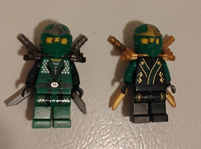 Lego Ninjago Lloyd ZX and Lloyd Final Battle Rare Authentic
