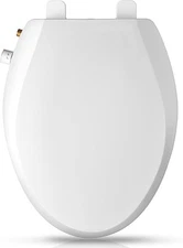 Elongated Bidet Toilet Seat with Quiet-Close, Non-Electric Bidet Toilet Seat ...