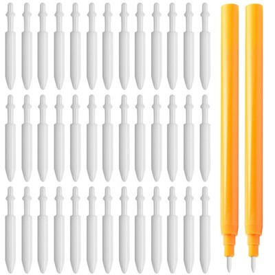  50 Pcs Acrylmarker Schwarz Lyuvie Acrylstifte Markierungsstiftspitzen