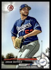 2017 Bowman Draft Jordan Sheffield Los Angeles Dodgers #BD-134