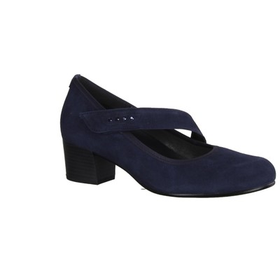 Gabor Comfort 66149-46 Pumps, Spangenpumps, Damen, Leder, Dunkelblau - Pumps