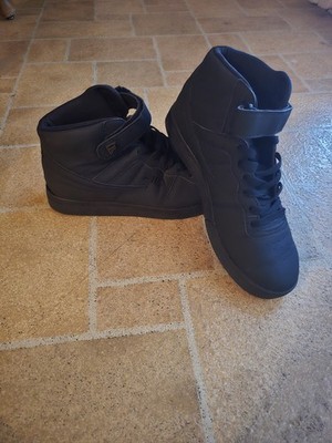 Fila Vulc 13 Distress 1CM00104-001 Mens Black Lifestyle Sneakers Shoes Sz 7.5