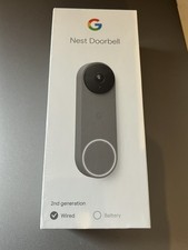 NEW Google Nest Doorbell (Wired, 2nd Gen) - Ash / Grey