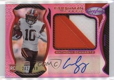 2021 Certified Freshman Fabric Signatures Mirror Pink Anthony Schwartz Auto 0nr3