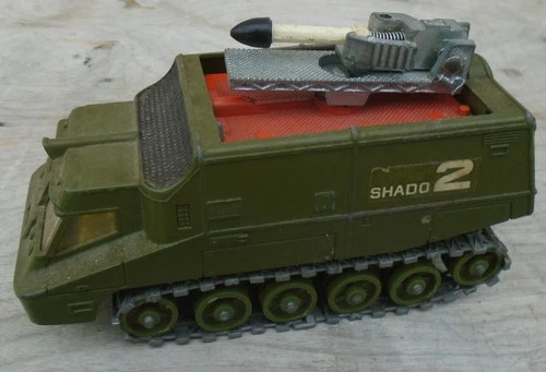 Dinky   Shado 2 Mobile Gerry Anderson Vintage Toy with Tyre Tracks Tank Missile
