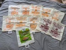 11 New Texas Tamale Co. Draw String Tamale Bags 9 Chicken, 2 Beef 8"x10"