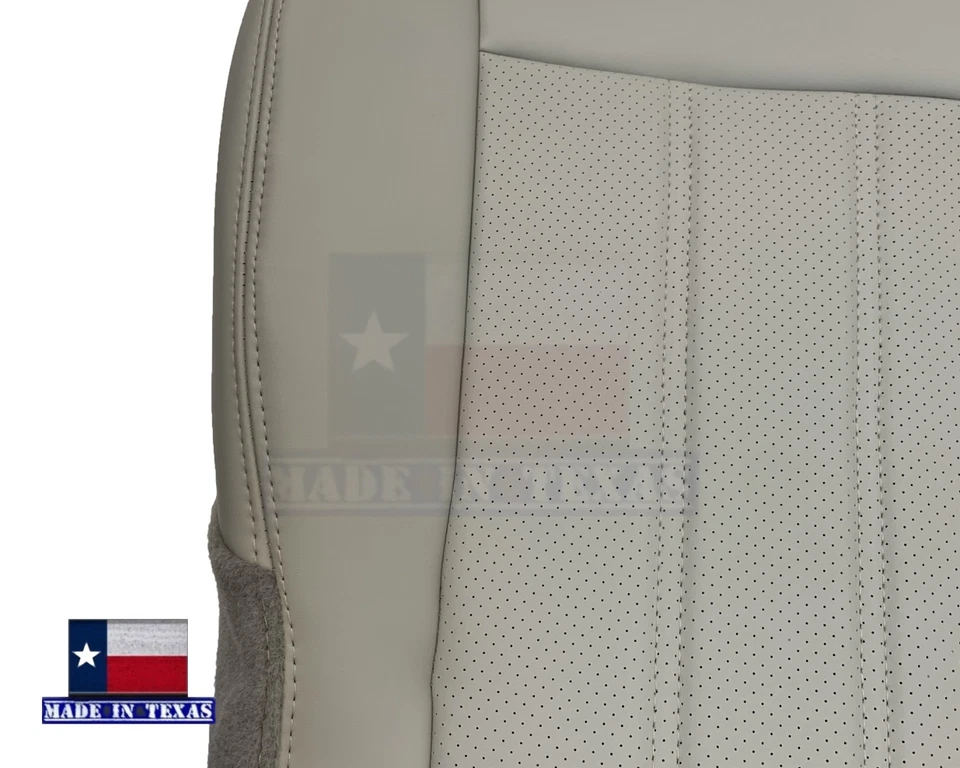 Cubierta de asiento de cuero real genuino Graystone 2015 2016 para Chrysler Town & Country Foto 2 de 4