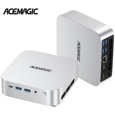 ACEMAGIC W1 4K Gaming Mini PC AMD R7 H255 16GB LPDDR5 512GB SSD Win11pro WiFi 6E