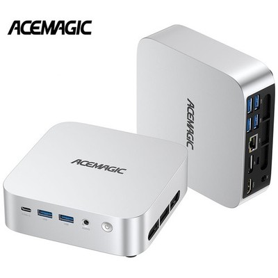 ACEMAGIC W1 4K Gaming Mini PC AMD R7 H255 16GB LPDDR5 512GB SSD Win11pro WiFi 6E