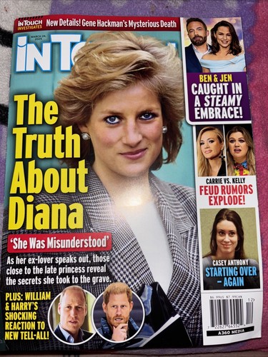 IN TOUCH March 24 2025 Princess Diana Ben Affleck Jennifer Garner Casey Anthony - Picture 1 of 3