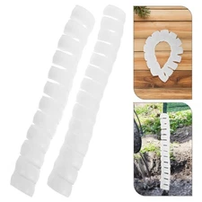 4Pcs Plastic Spiral Tree Guard Trunk Protector Wraps Bark Tube Wraps