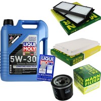 Mann Inspektionspaket 5L Liqui Moly Longtime 5W-30 FüR Mazda 3 1.6 MZR