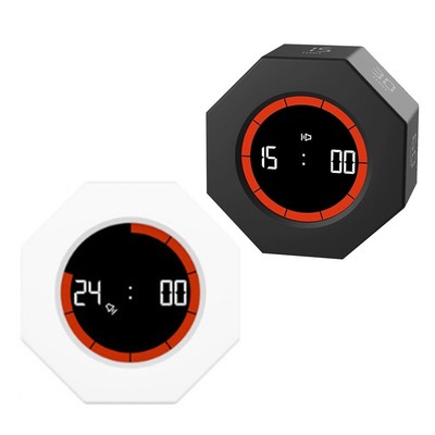 Kompakter Multi Sechseck Würfel Timer mit USB C Ladeanschluss für einfache Bedienung