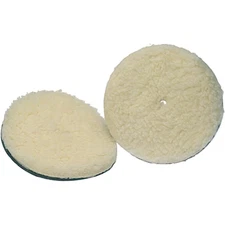 Lambswool Pads with Foam Backing, Fits Most 6" Home Floor Buffer , Two Polishing