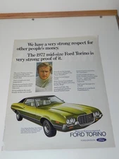 Vintage Ad from Life Magazine 1972: Ford Torino hardtop