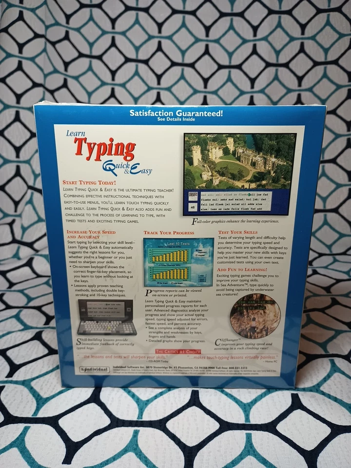 Sealed Typing Quick & Easy ('Learn -To') -- Windows PC Computer Game on CD-ROM - Image 4 of 4