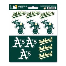 Oakland Athletics MLB Vinyl Die-Cut Sticker Set / Decal Sheet *Free Shipping